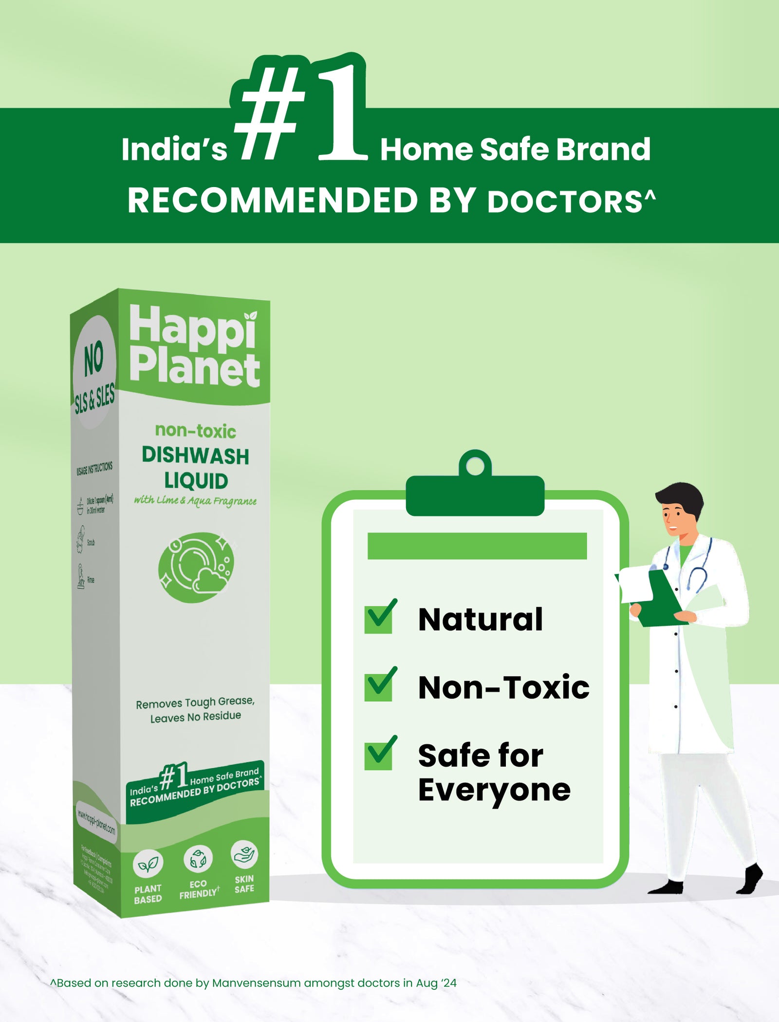 Organic Dishwash Liquid Gel