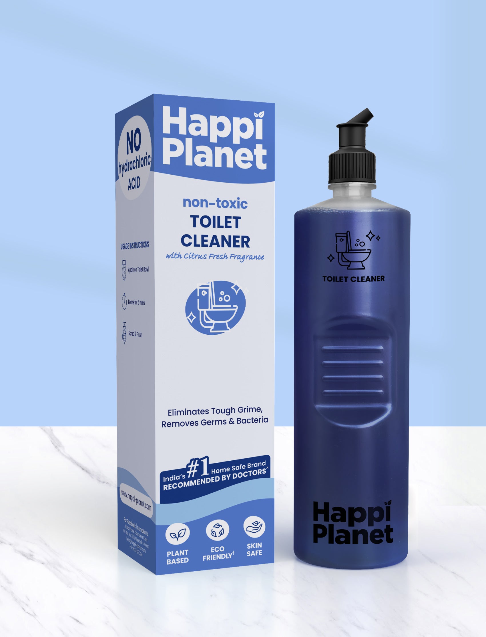 その他 antibac2k HappyAir Non-Toxic Toilet Cleaner Liquid | 1L Pack – Happi Planet