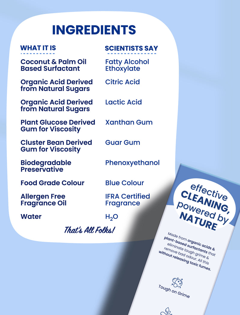 Non-Toxic Toilet Cleaner Liquid | 3L Pack