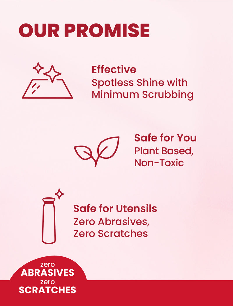 Dishwash Liquid and Copper, Bronze & Brass Cleaner Combo