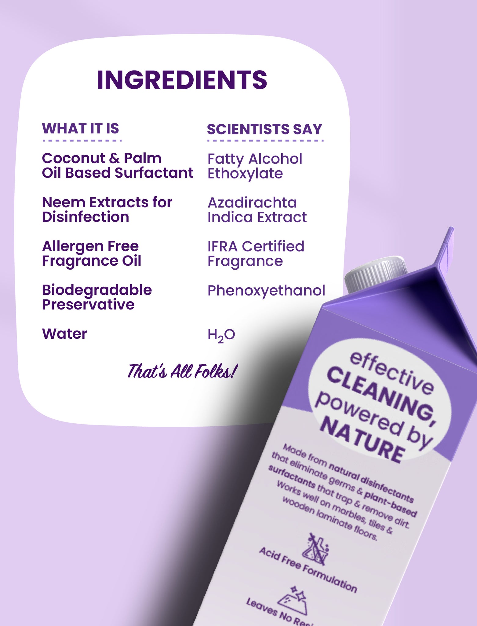 Natural Herbal Floor Cleaner