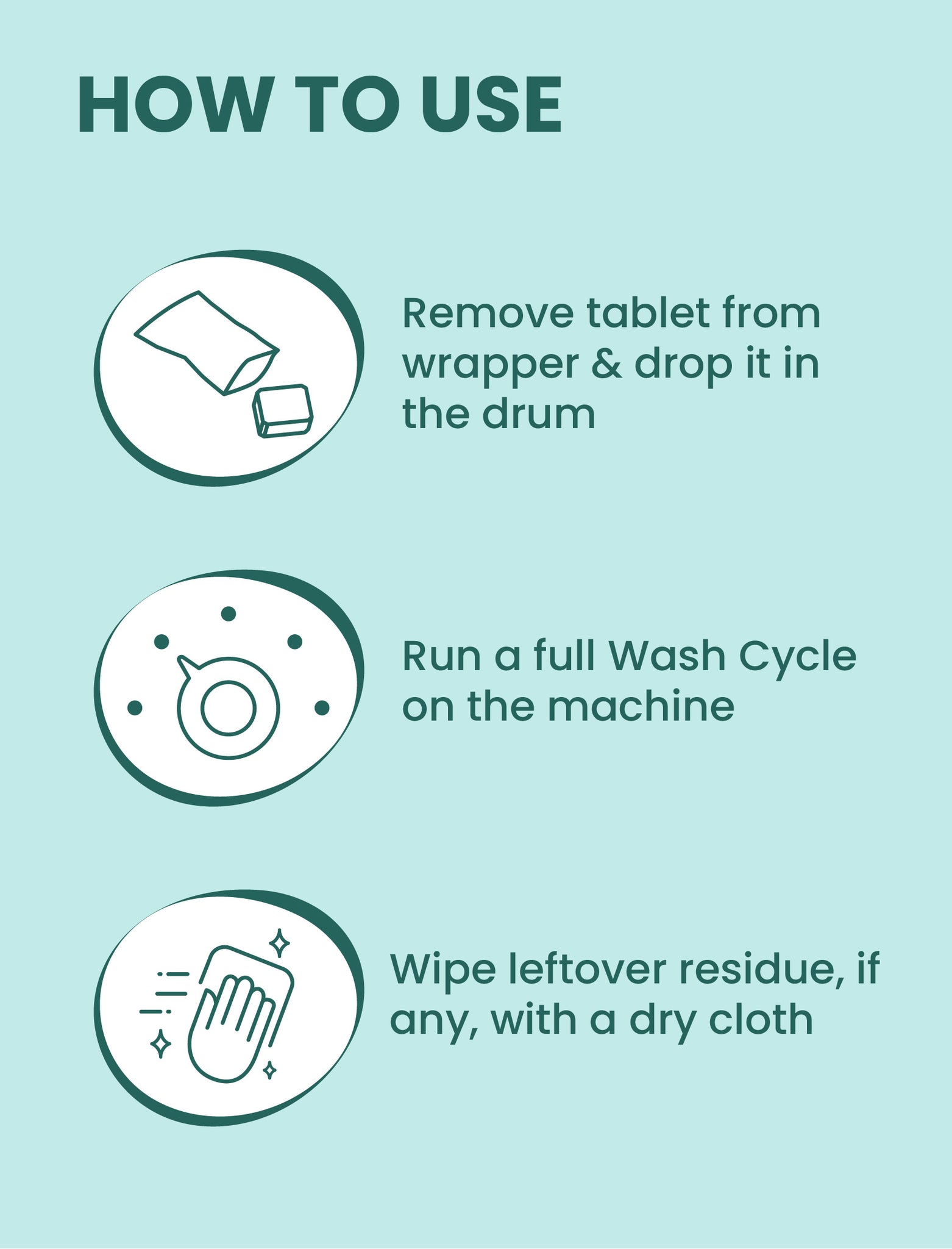 Washing Machine Cleaner & Descaler | 8 Tablets