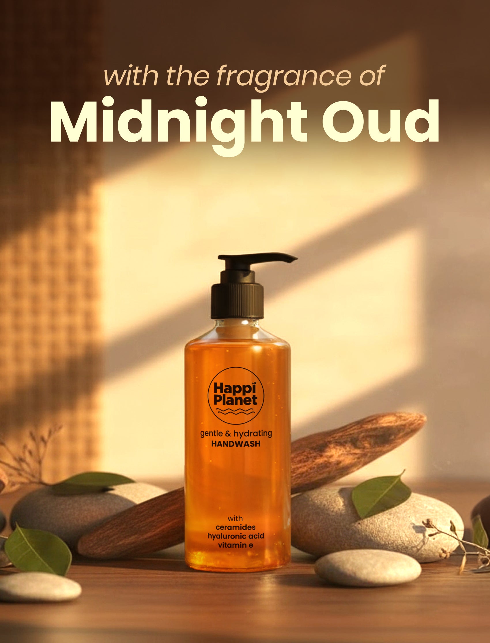 Gentle & Hydrating Liquid Handwash | Midnight Oud – Happi Planet