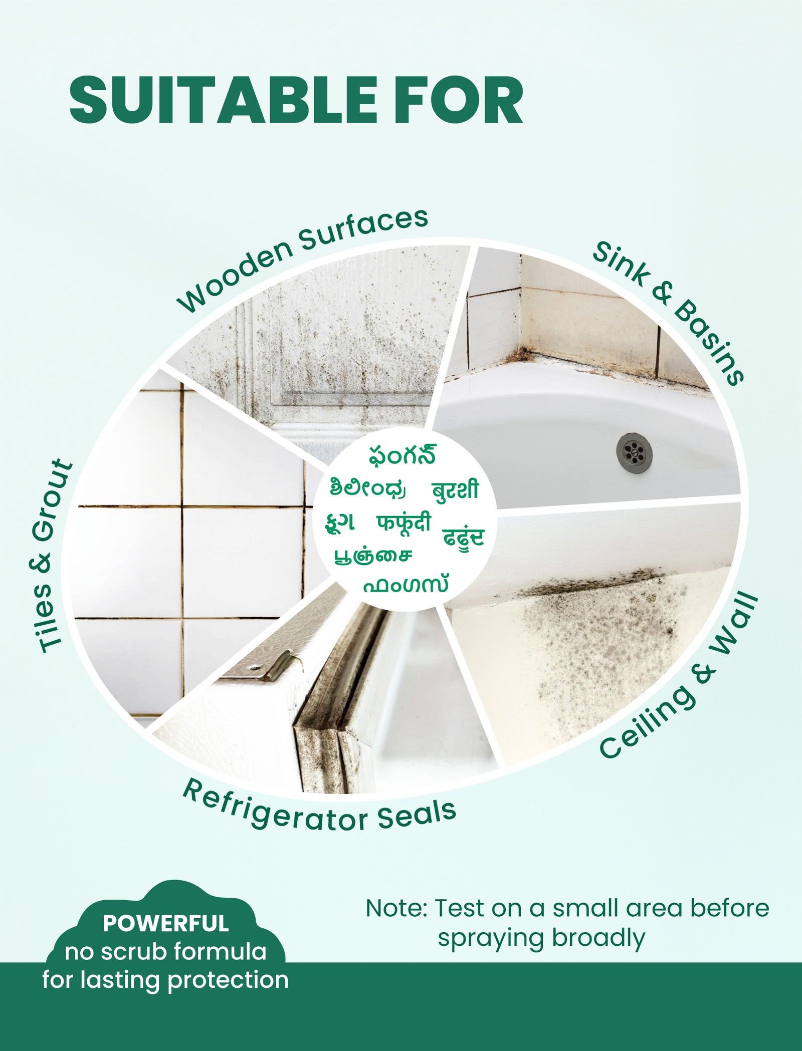 Mold & Mildew Stain Remover Spray