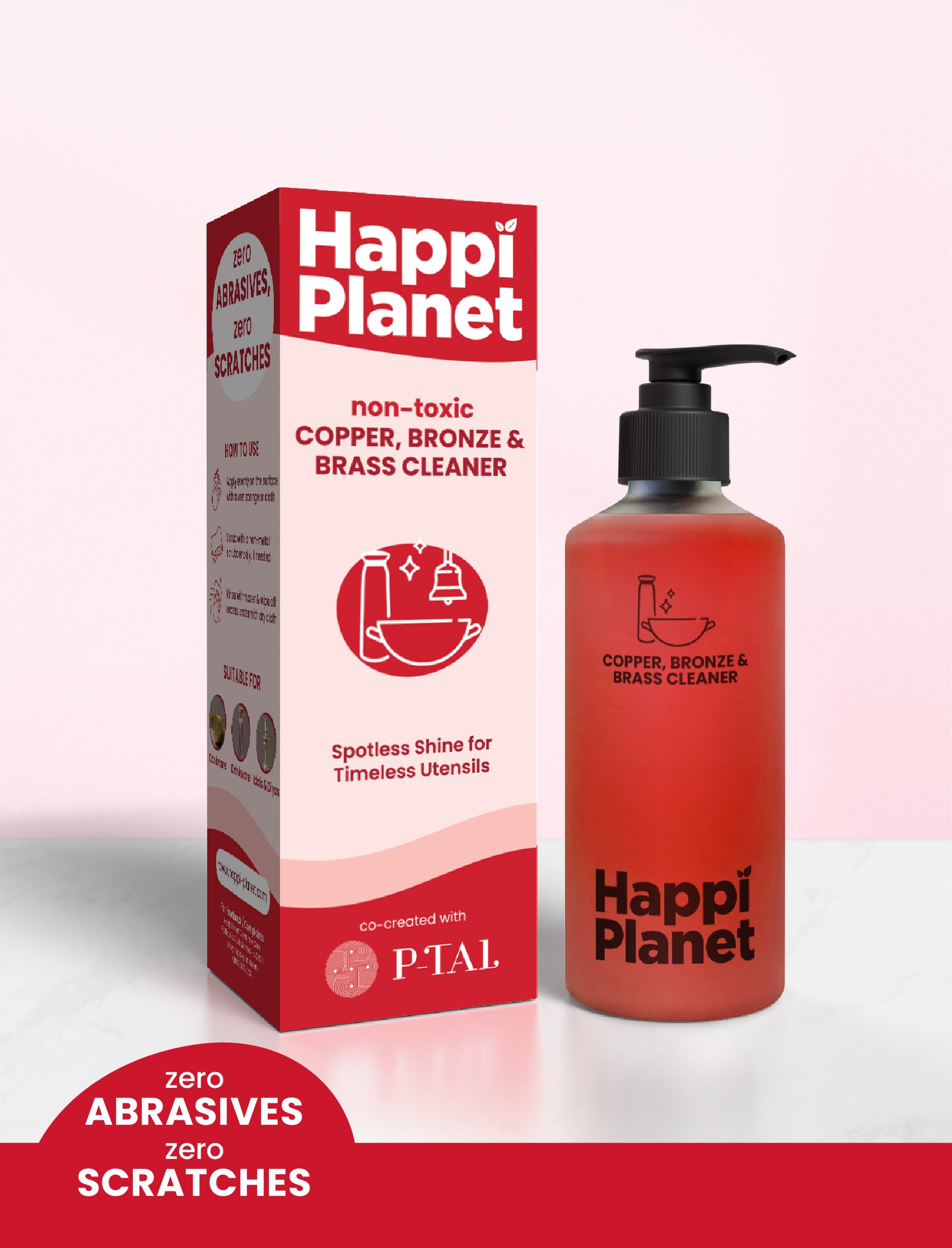 Copper Bronze & Brass Cleaner Spray | 500 ML